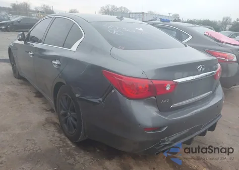 2015 Infiniti Q50 Premium z USA, uszkodzony, nr VIN JN1BV7AR9FM400367